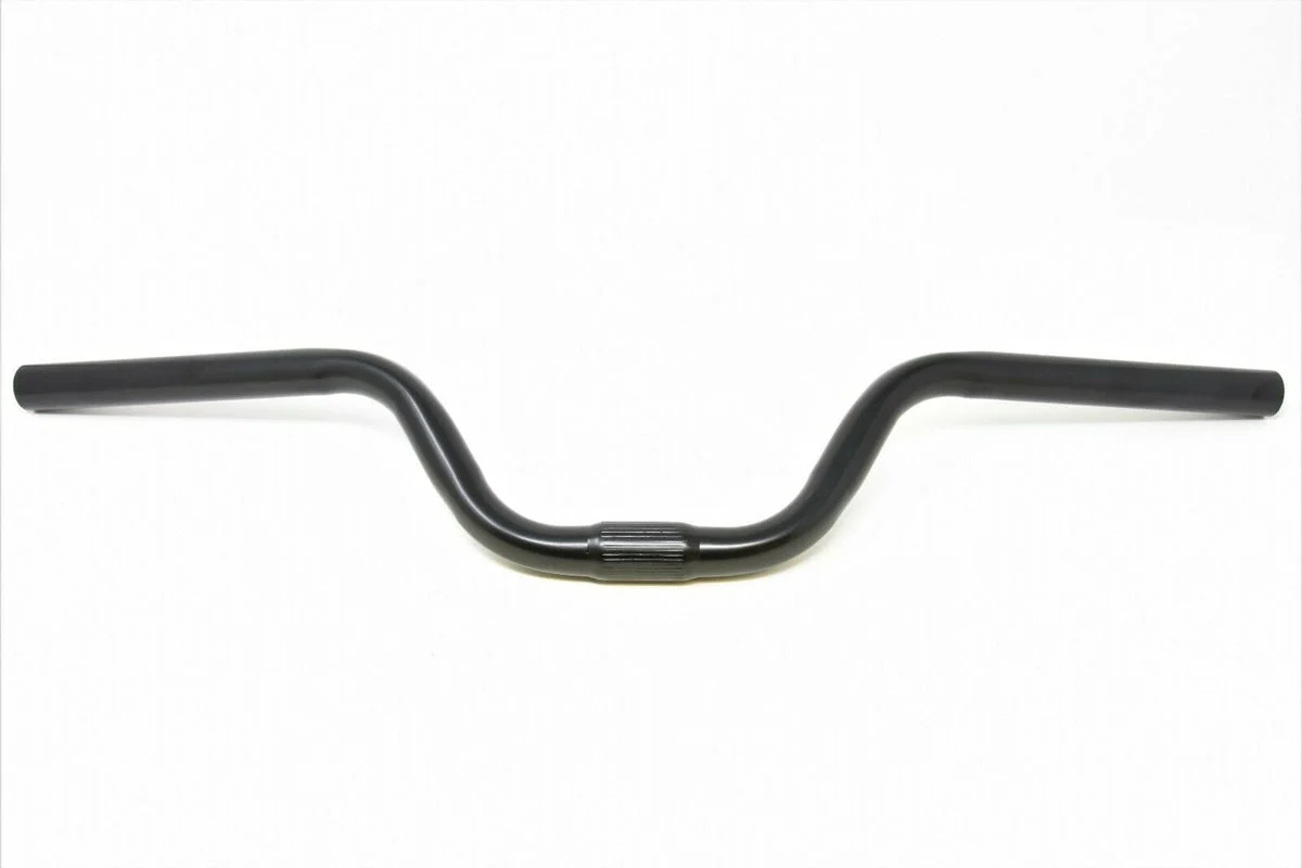 Sit Up High Bike Riding Position 4“ (100mm) Rise, Comfort Handlebars 580mm Wide Black