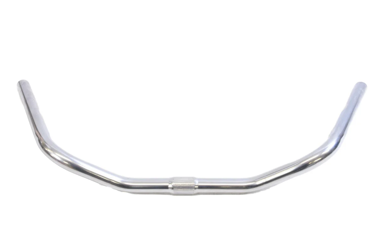 Sit Up & Ride Dutch Style North Road Traditional Bike Handlebars Silver Finish 620mm Wide