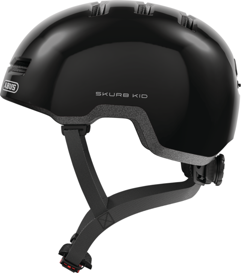 Abus Skurb Kids Helmet in Shiny Black