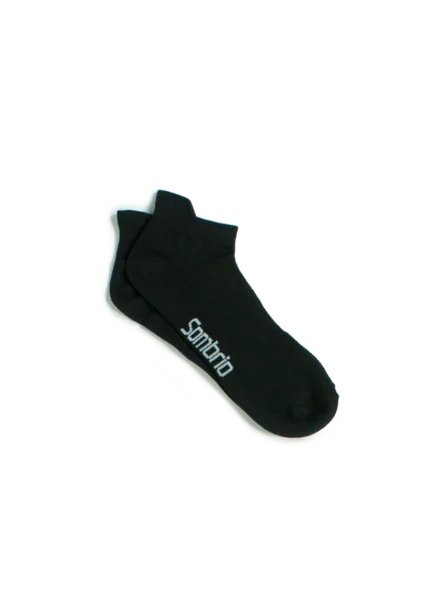 Sombrio Coolmax Cuffless Cycling Socks Black S-M UK 5 - 8