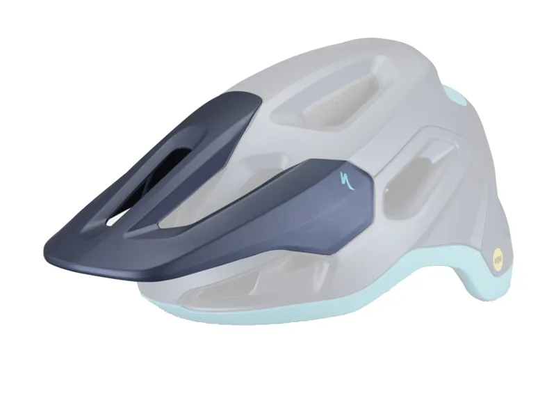 Specialized Tactic 4 MTB Helmet Replacement Visor - Cast Blue - Small