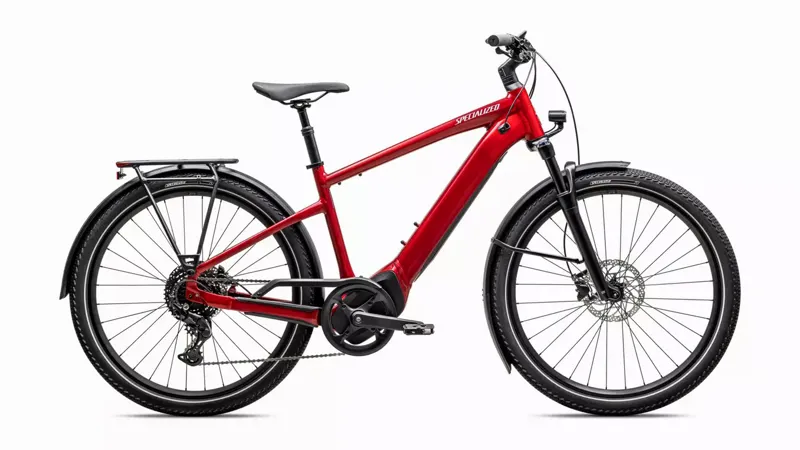 2025 Specialized Turbo Vado 4.0 Electric Hybrid Bike - Gloss Red Tint