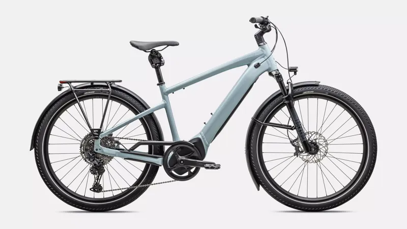 Specialized Turbo Vado 5.0 Electric Hybrid Bike in Satin Seafoam