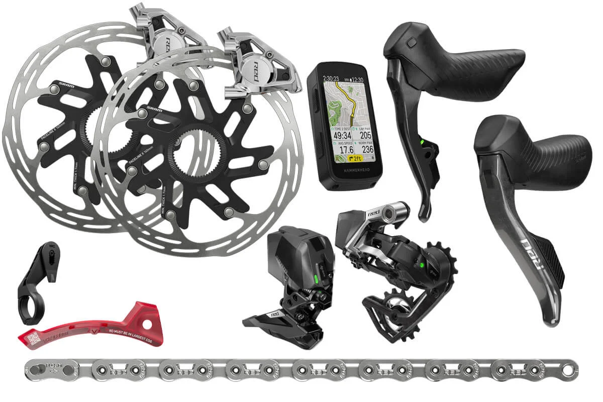 SRAM RED eTap AXS 12 Speed 2x E1 Electronic HRD Groupset