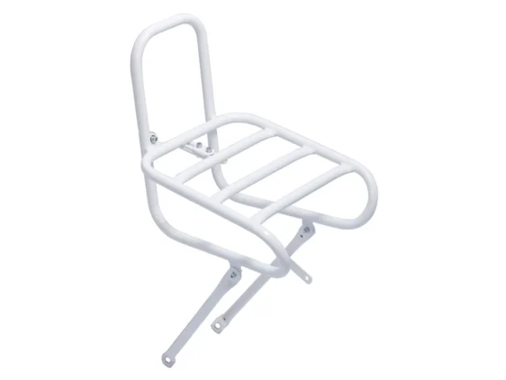 STECO RACK DUTCH HOLLAND TYPE FRONT FORK MOUNTED BIKE CARRIER HOLLAND WHITE