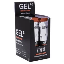 Styrkr GEL50 Dual-Carb Energy Gel - Box of 12