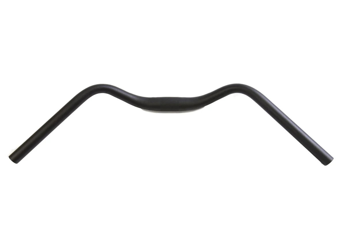 SWEPT BACK DUTCH STYLE BIKE HANDLEBARS,TRADITIONAL OVERSIZE 31.8mm CENTRE BLACK