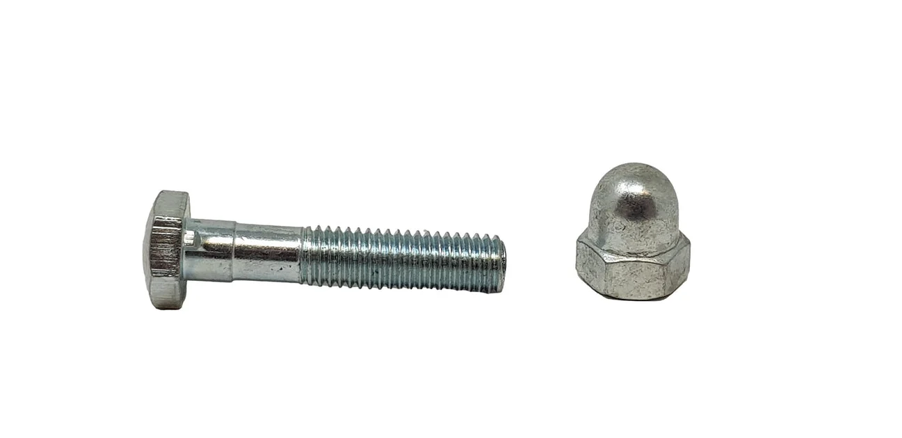 Traditional Bicycle Seat Post Bolt, 40mm M8 Chrome With Smart Dome End 13mm Nut Thats Suitable For Vintage Bike & Modern Cycles