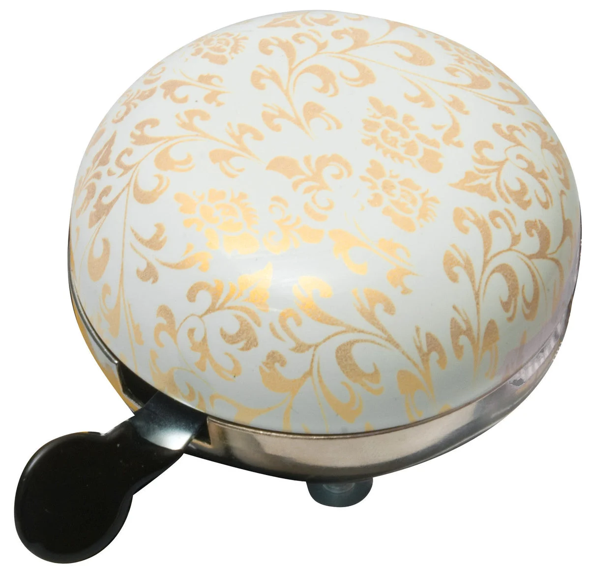 VERY LOUD DING DONG BIKE BELL BIG TRADITIONAL GOLD LADIES OR GENTS VINTAGE STYLE