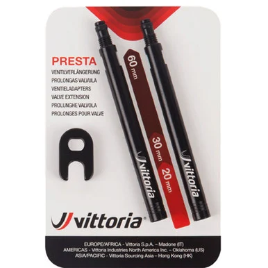 Vittoria Silver Valve Extension 62mm