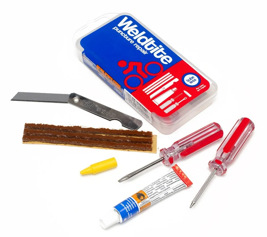 Weldtite Tubeless Tyre Outside Repair Kit Complete