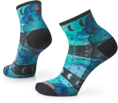 Women's Bike Zero Cushion Celestial Print Ankle Socks