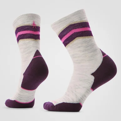 Women's Run Targeted Cushion Mid Crew Socks