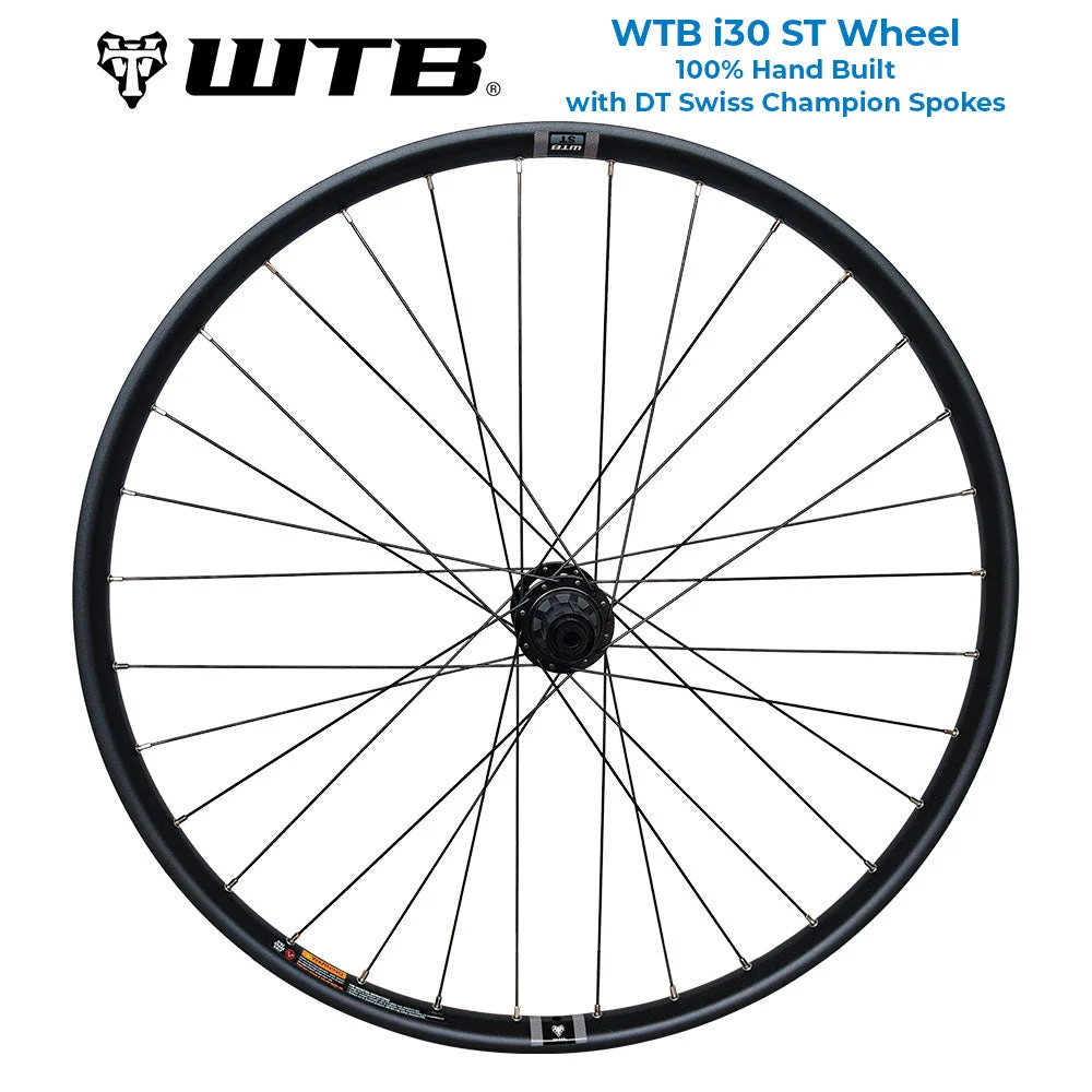 WTB ST i30 (141mm BOOST QR) 27.5" 650b (ETRTO 584x30) MTB Mountain Downhill Trail Enduro Bike REAR Wheel 9/10/11/12 Speed - HG / SRAM XD / Shimano Micro Spline - Premium 6x Pawls Taiwan Sealed Bearings Hub - DT SWISS Champion Spokes - Tubeless Compatible