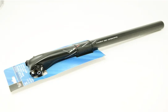 XLC CARBON SL BIKE SEAT POST SADDLE STEM 27.2mm, 400mm LONG WITH 5mm LAYBACK