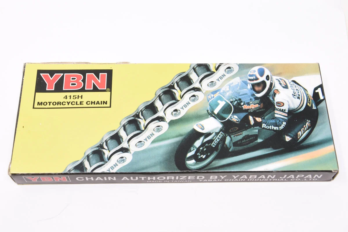 YBN SCOOTER MOPED MOTORCYCLE CHAIN 415H x96L (48”) ½” x 3-16” GREAT QUALITY FROM YBN