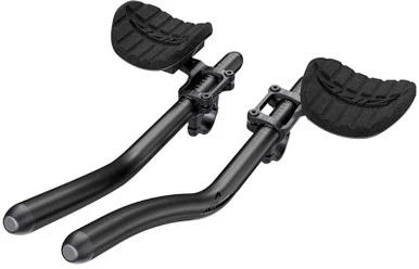 Zipp Vuka Race Aluminium Aerobar Extensions w/Above Mount Clip Bead Blast Black/Gloss Black